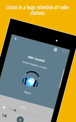 Swahili Radio android App screenshot 4