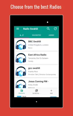 Swahili Radio android App screenshot 5