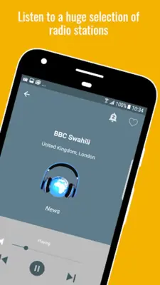 Swahili Radio android App screenshot 7