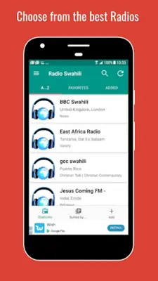 Swahili Radio android App screenshot 8